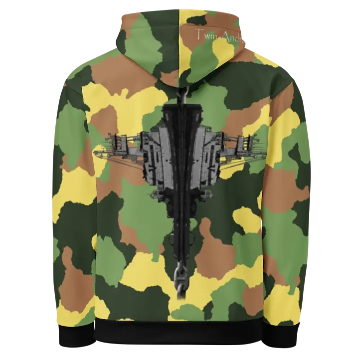 Camouflage & Green Hudson VB-Chain Hoodie product image (1)