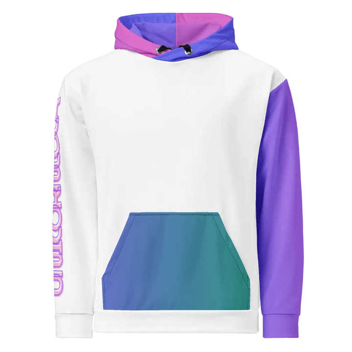 UNICORNLOCA Vertical Print Hoodie product image (1)