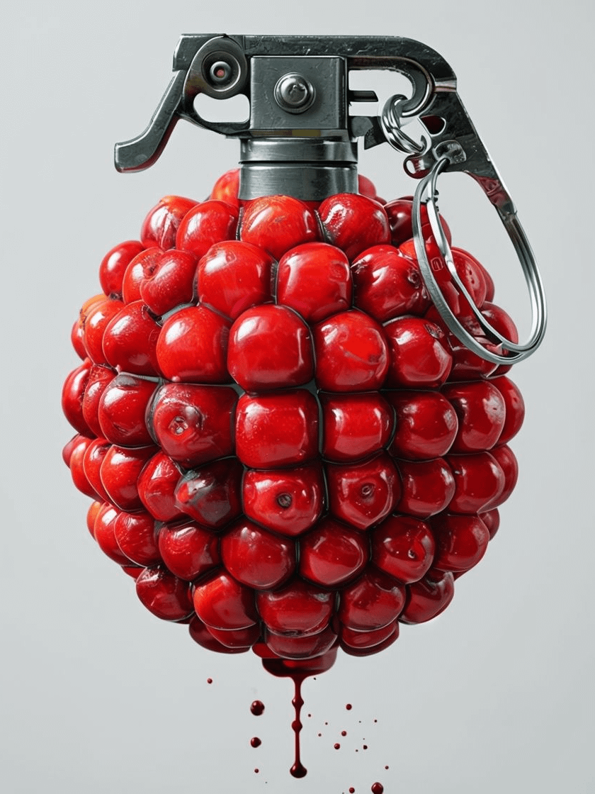 Cherry Explosion Framed Matte Poster product image (1)