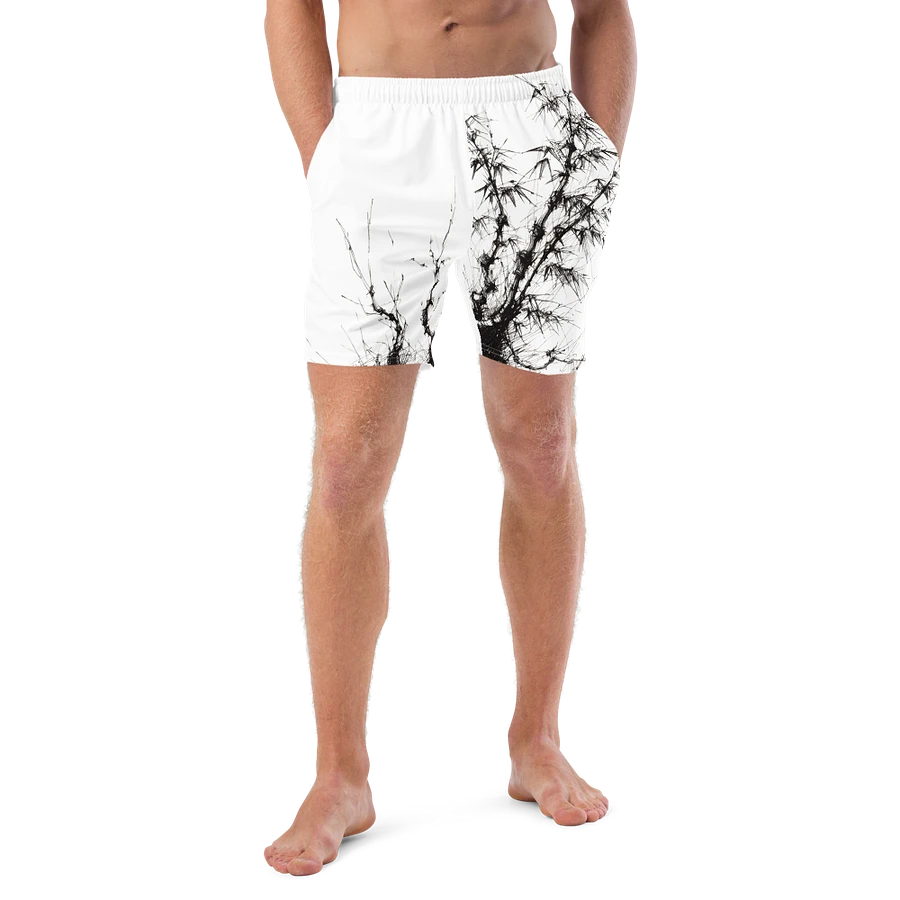 Bamboo Print Swim Trunks product image (14)