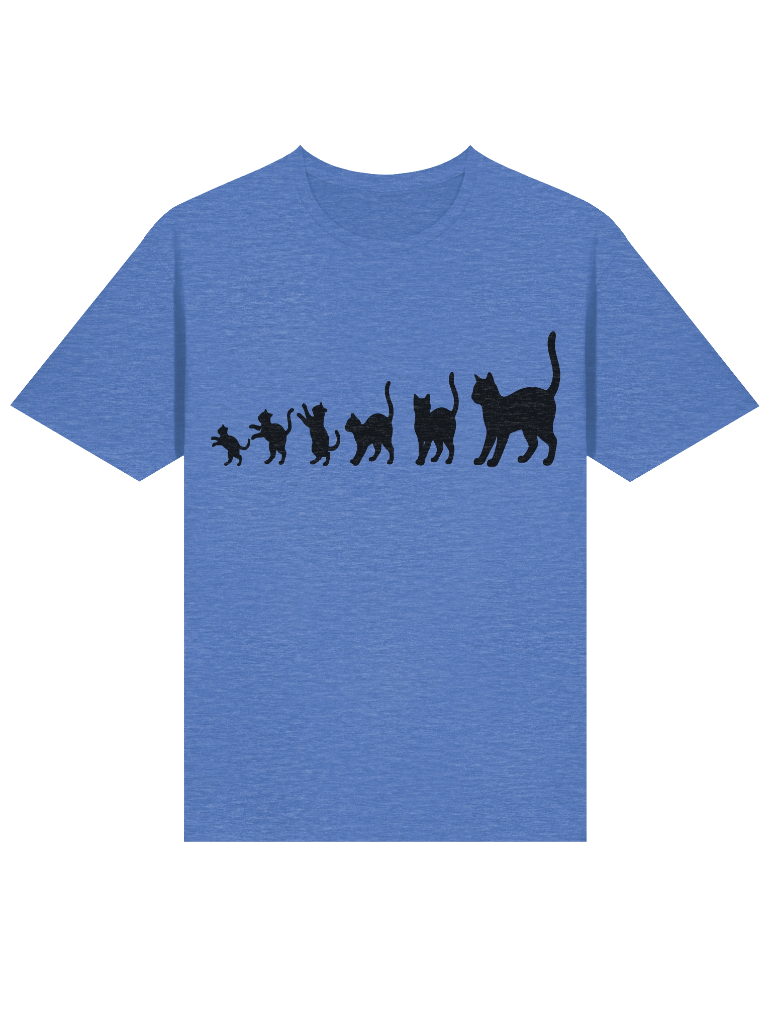 Pawsitive Progression: Premium Cotton Feline Graphic Tee product image (3)