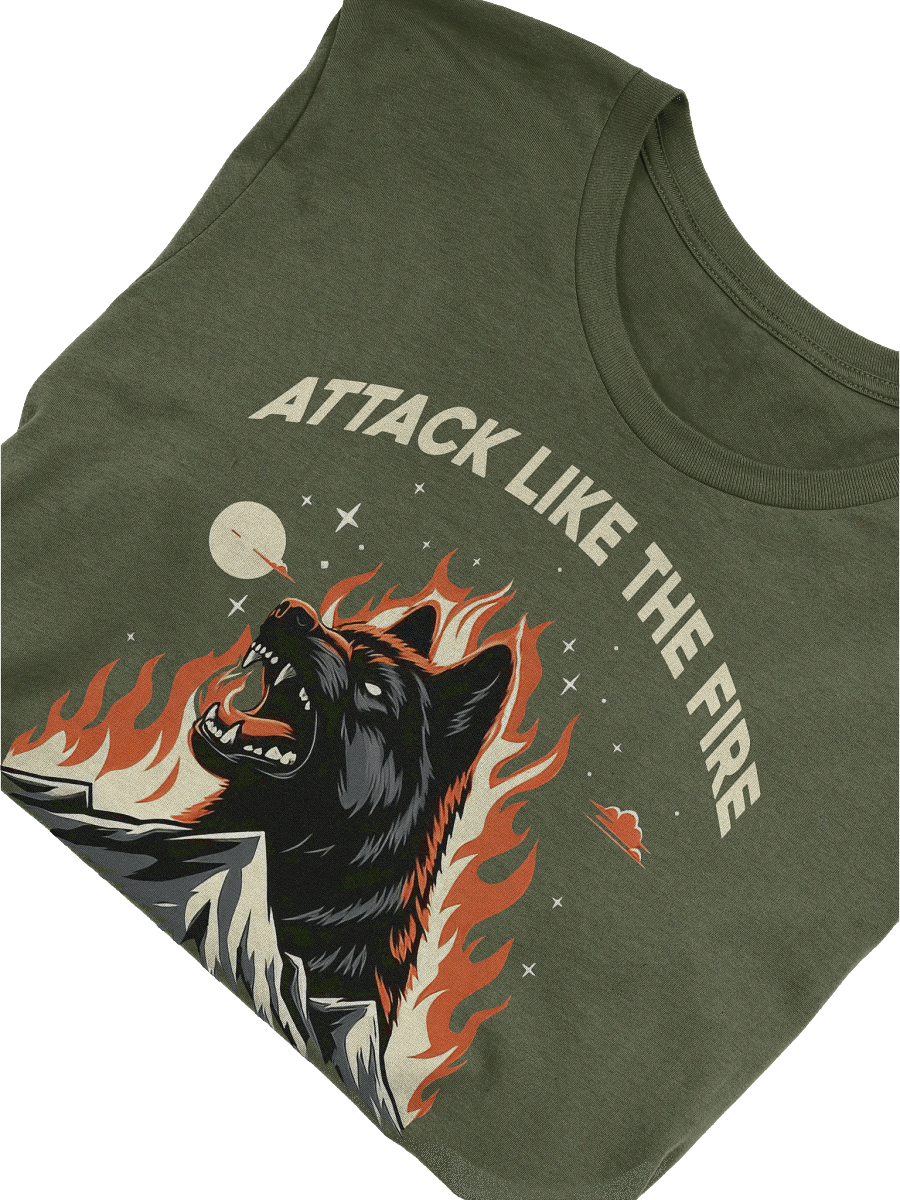 Attack Like the Fire - Premium Adult Unisex T-shirt product image (5)