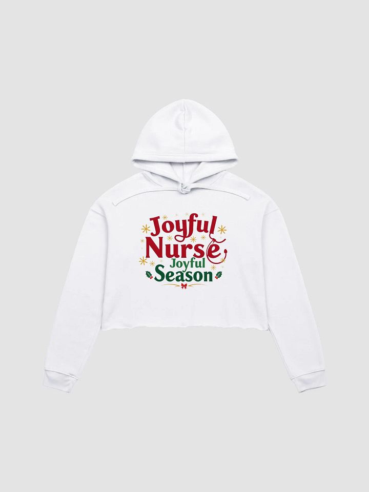 Joyful Season Festive Crop Hoodie product image (2)