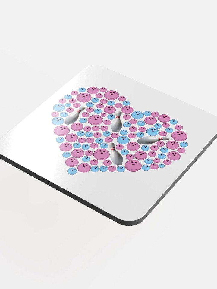 Pure Heart Bowling Pink And Blue Coaster Set product image (1)