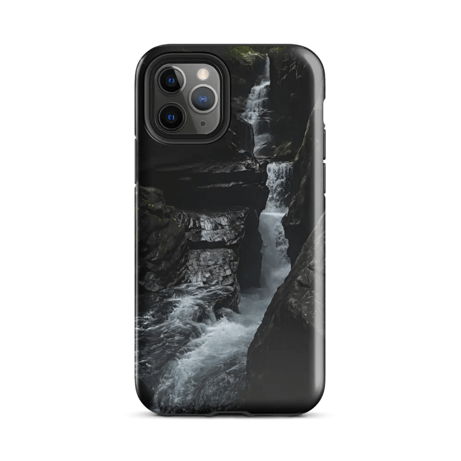 Tough Phone Case for iPhone® - Mountain Waterfall Stream product image (2)