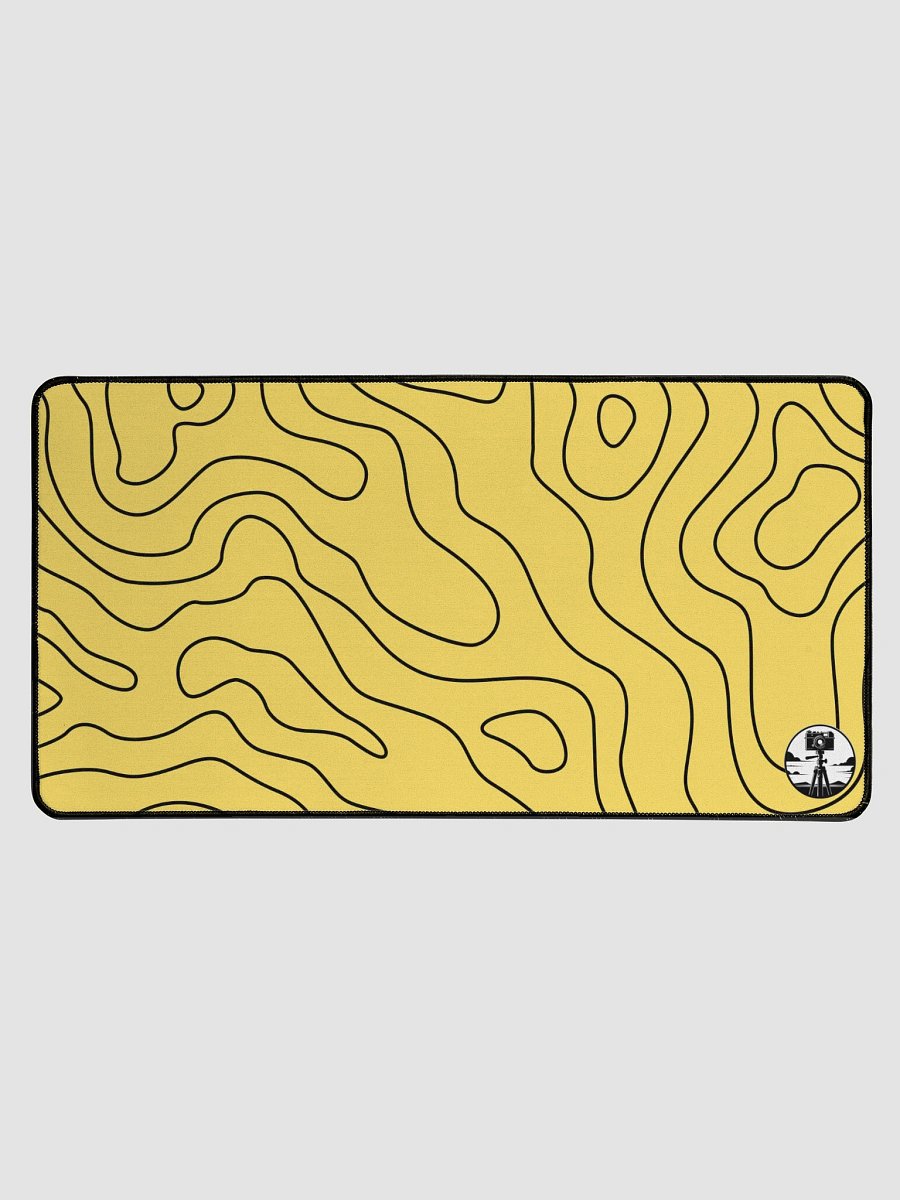 Black/Yellow Damascus Deskpad product image (1)