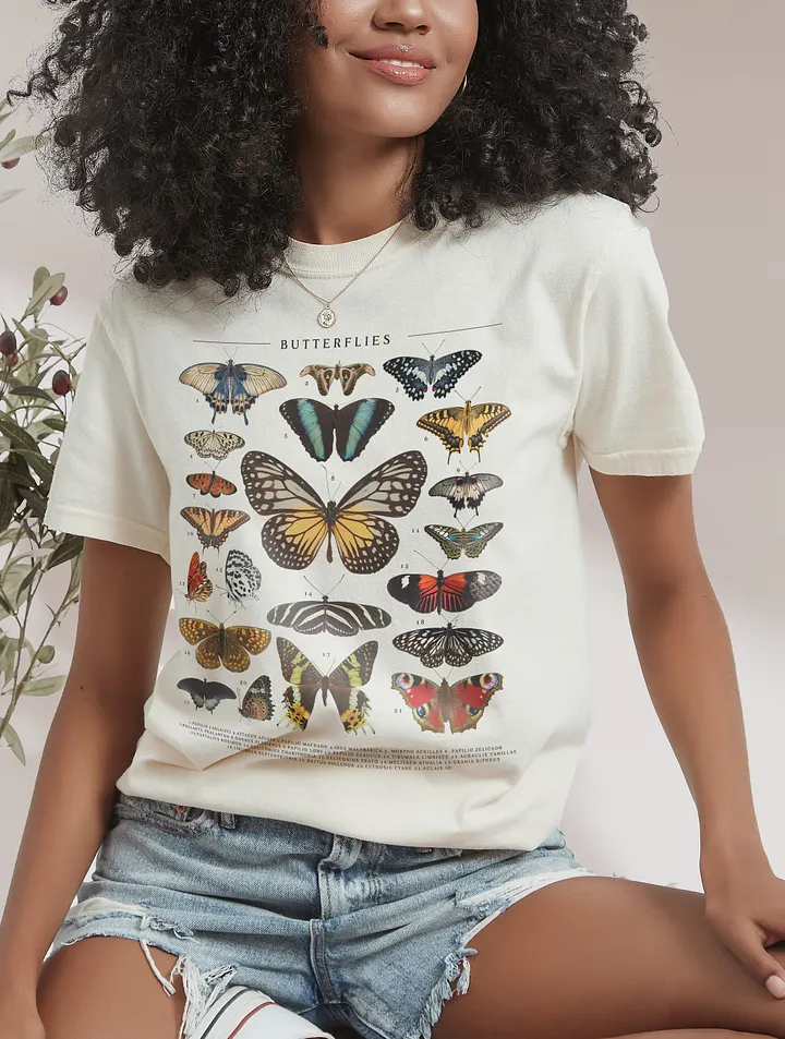 Types of Butterflies Goblincore Shirt | Cottagecore, Fairycore, and Forestcore T-Shirts product image (10)