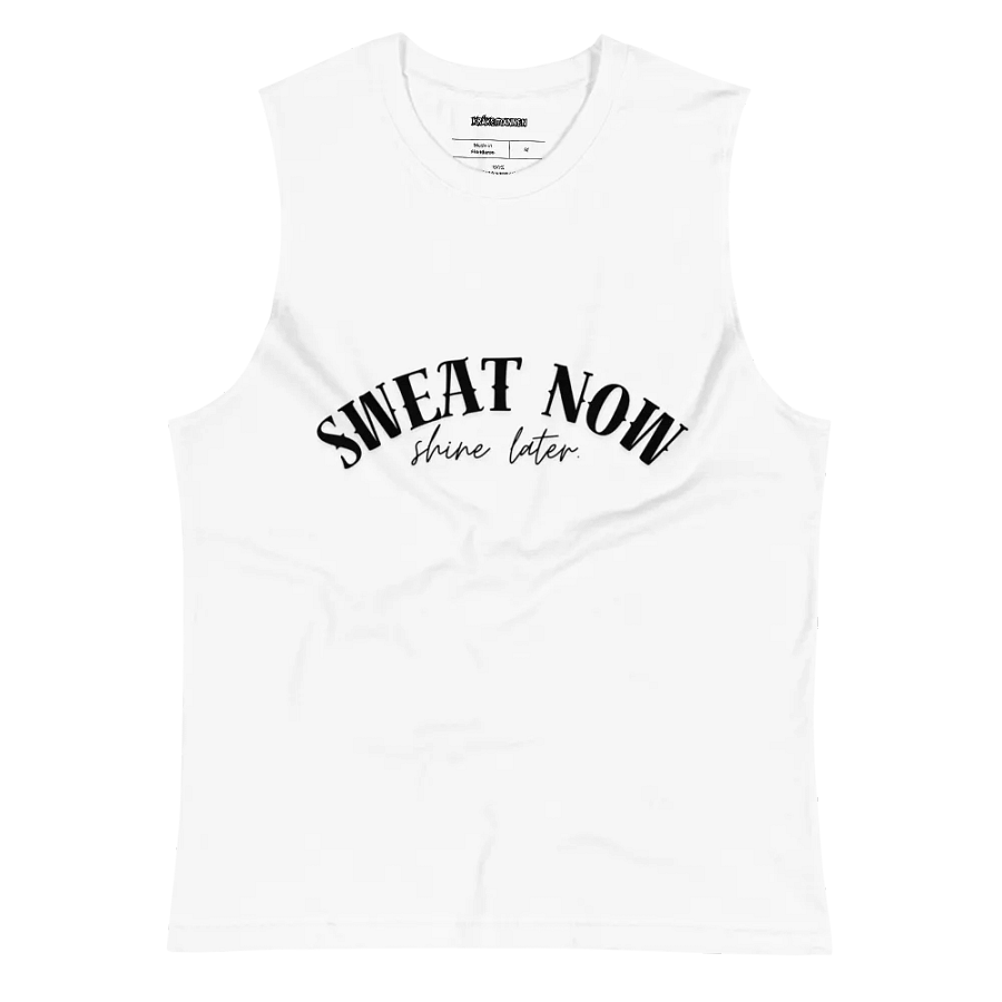 Bella+Canvas Muscle Tank ⚪️ Sweat now, shine later product image (3)