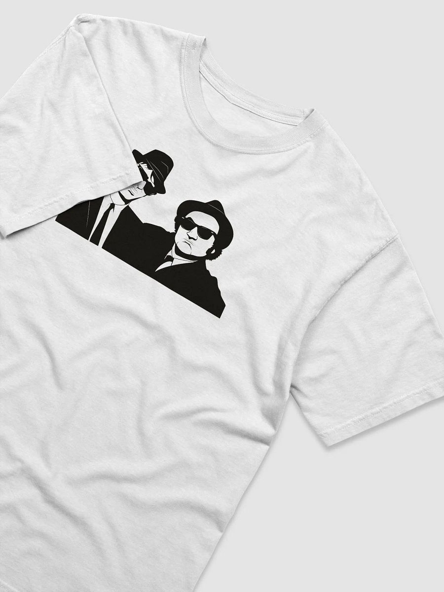 Funny Vintage blues brothers and soul sisters shirt on a mission from god fan club sat Essential T-Shirt product image (3)