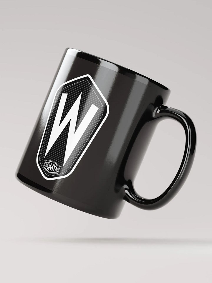 W WOMYN black mug product image (2)