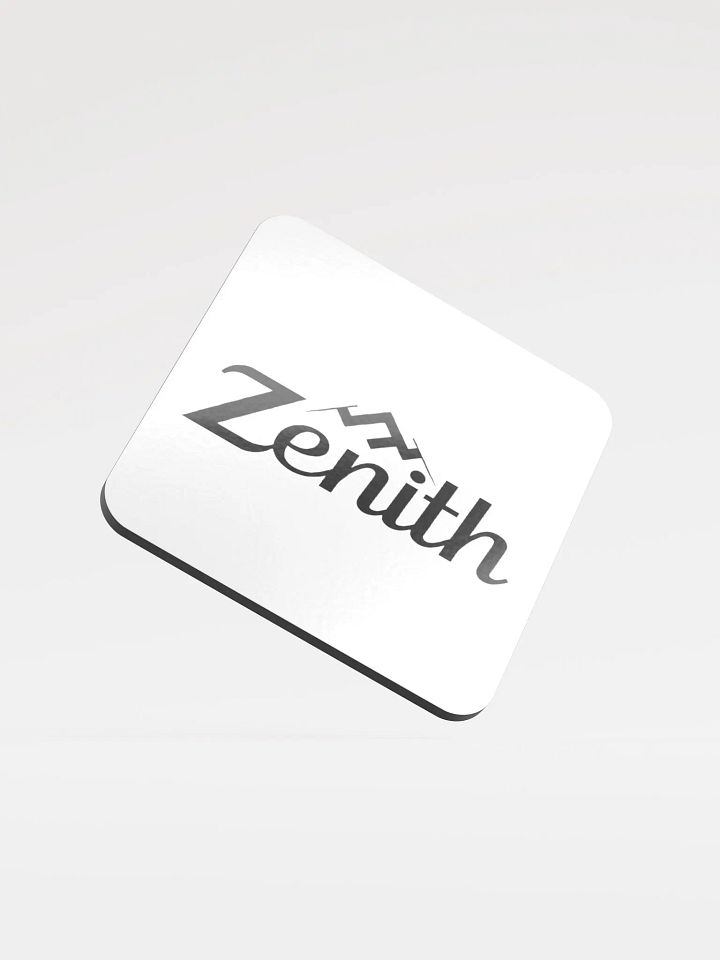 White Zenith Elegance Cork Coaster product image (1)