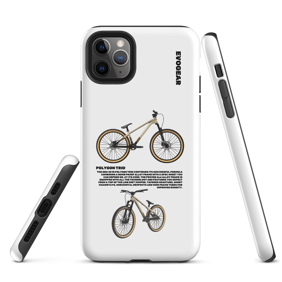 White Polygon Trid iPhone Case product image (5)