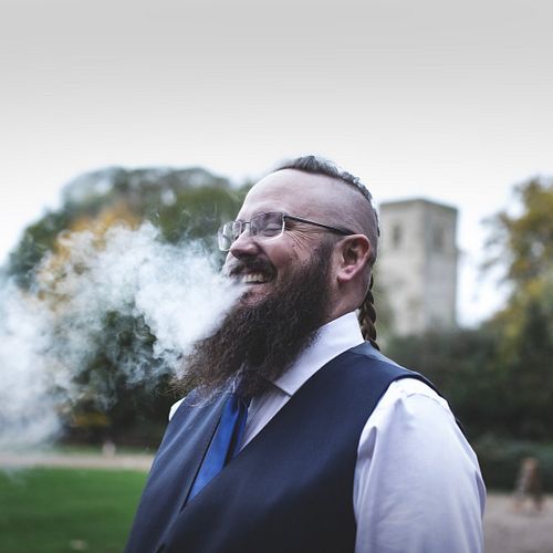 About time I put some personal pics up on here. so enjoy. #vikingstyle #weddingguest #beard #vikingbraid @thebeardstruggle