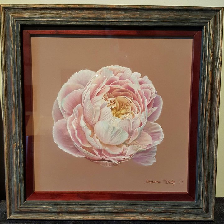 Peony ~ Original Framed Pastel product image (1)