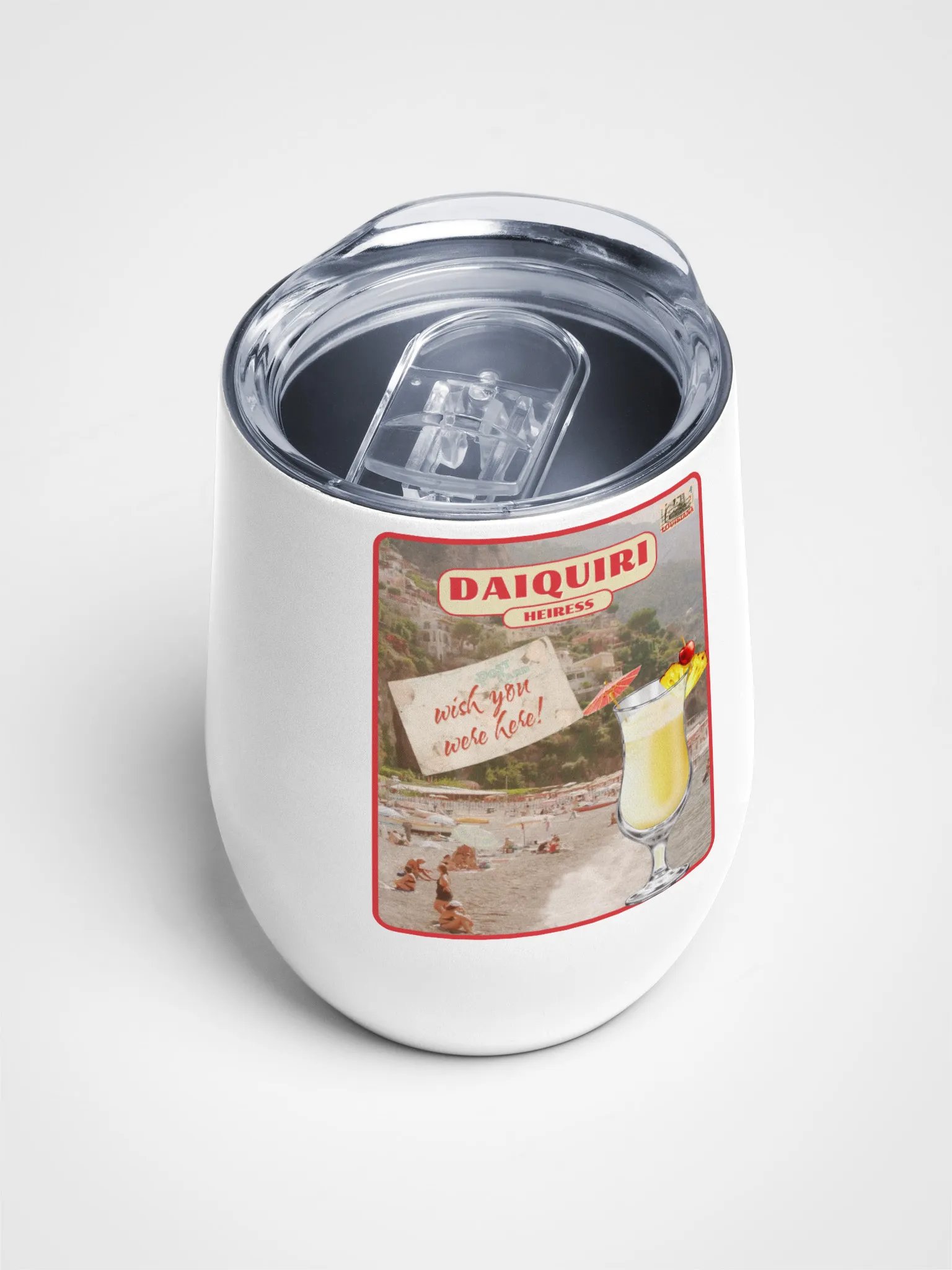 WISH YOU WERE HERE! DAIQUIRI WINE TUMBLER product image (4)