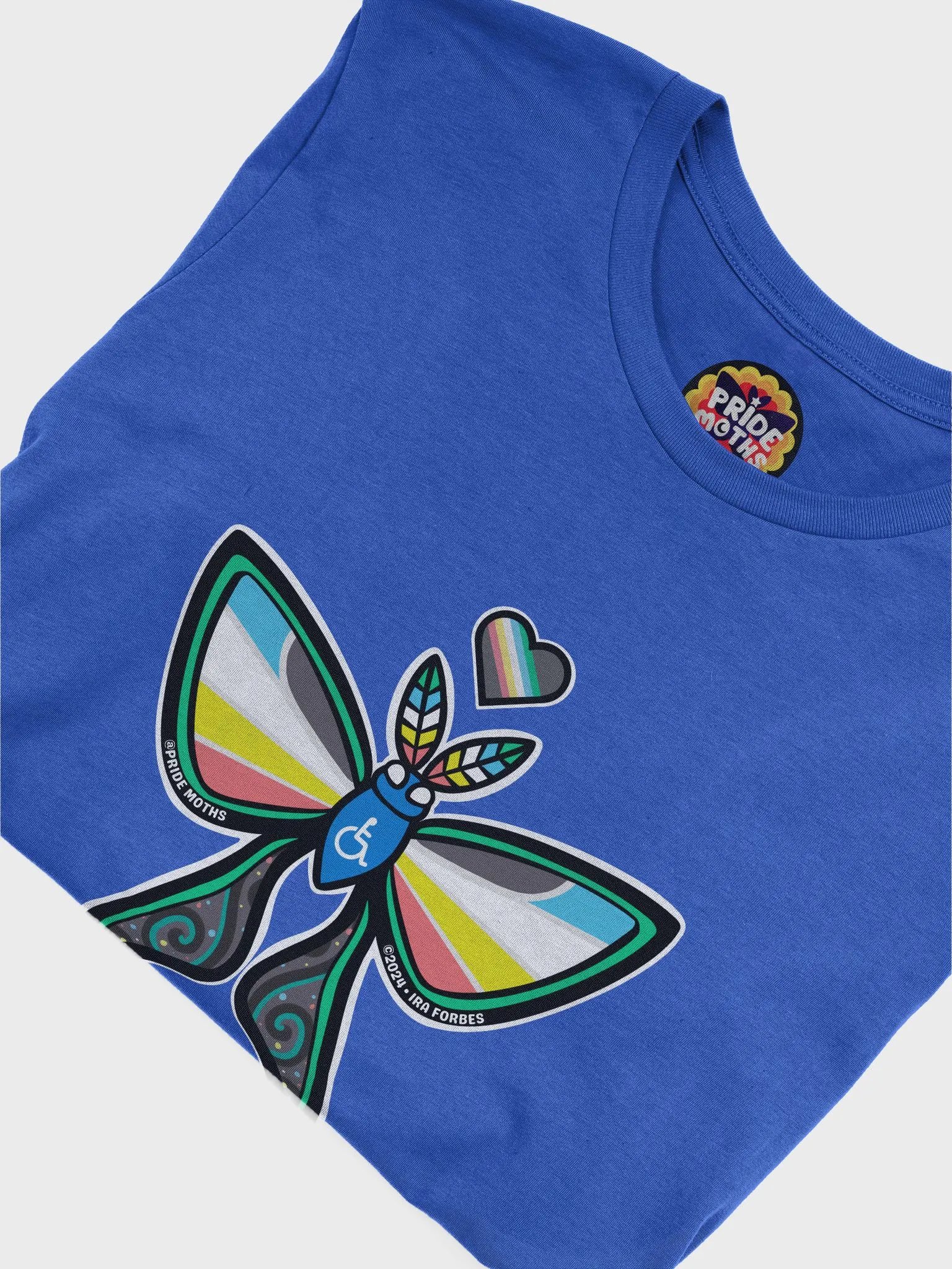 № 10 | DISABILITY PRIDE MOTH | SHORT SLEEVE TEE | T-SHIRT product image (5)