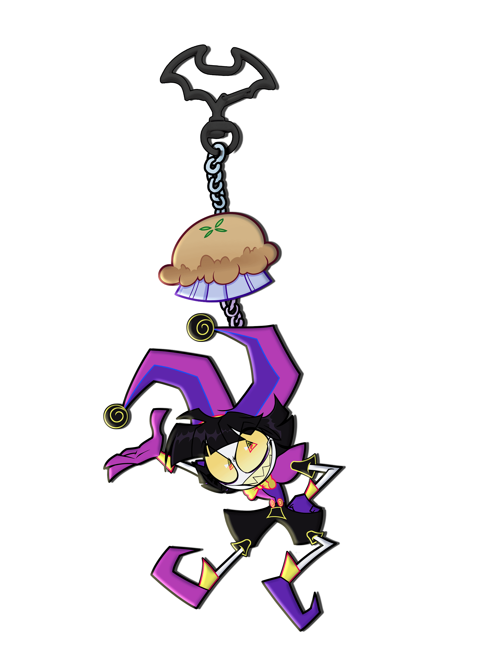 Pox & Pie Dangly Keychain PREORDER product image (1)