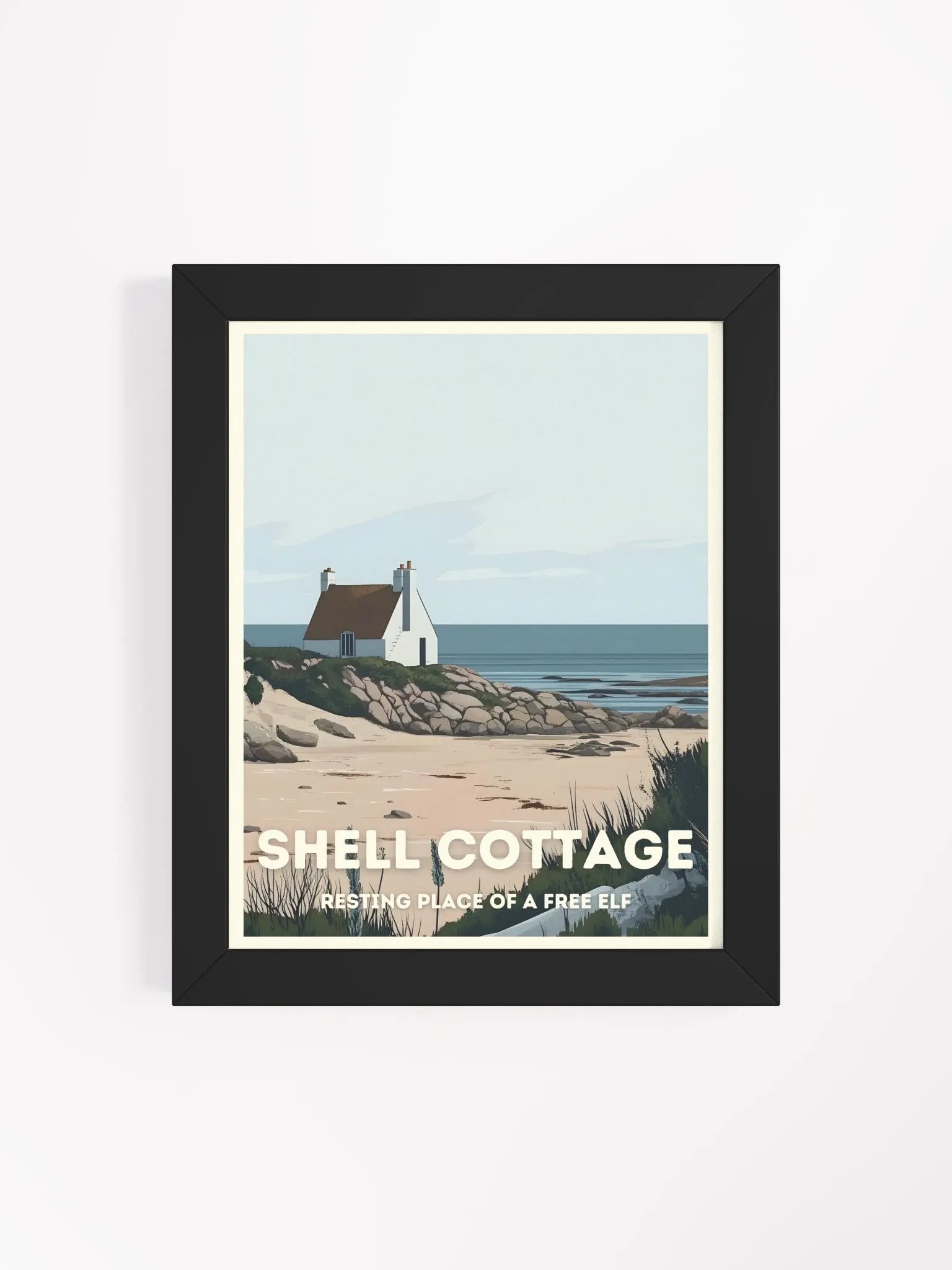 Shell Cottage Vintage Travel Poster product image (4)