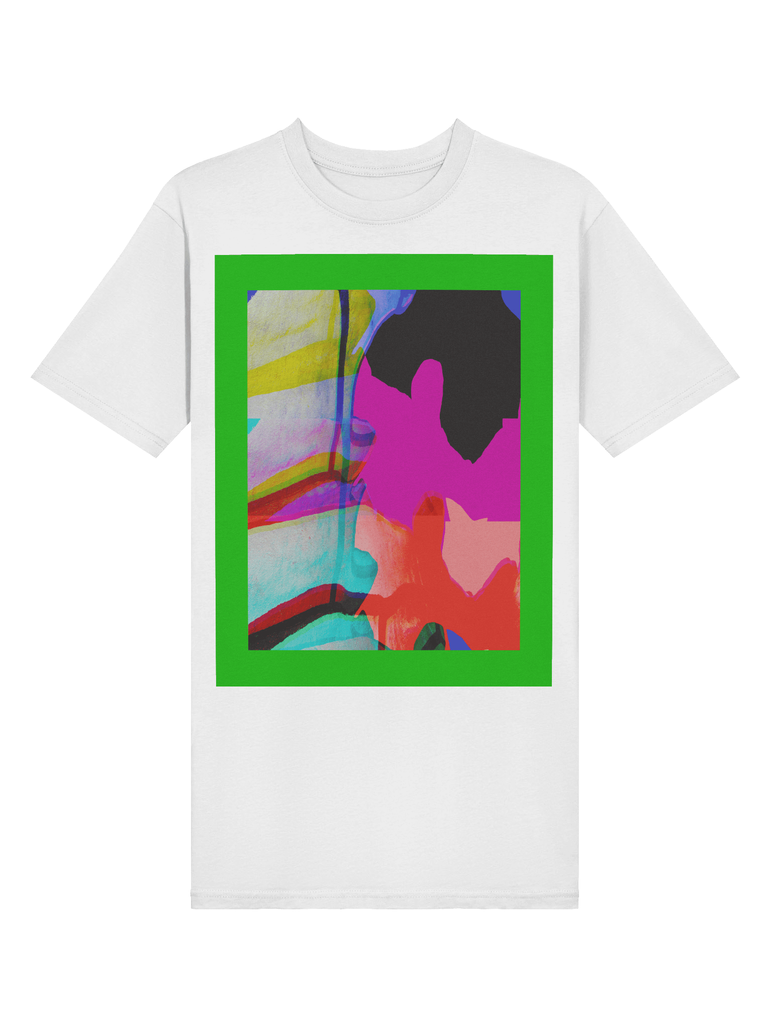 Vibrant Chaos Abstract Tee product image (1)