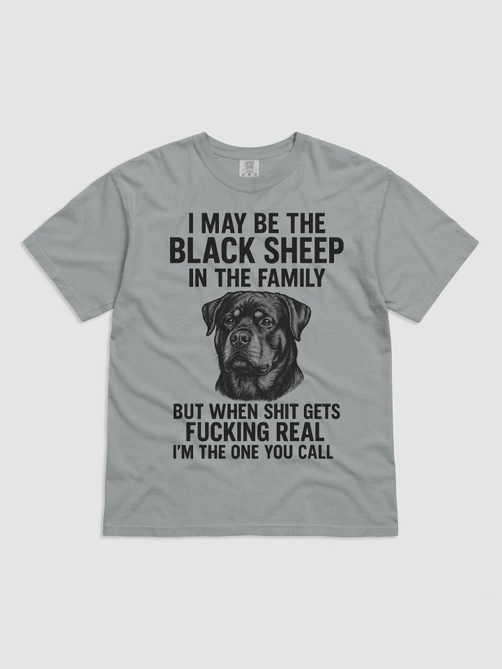 Black Sheep Attitude Rottweiler Tee product image (2)