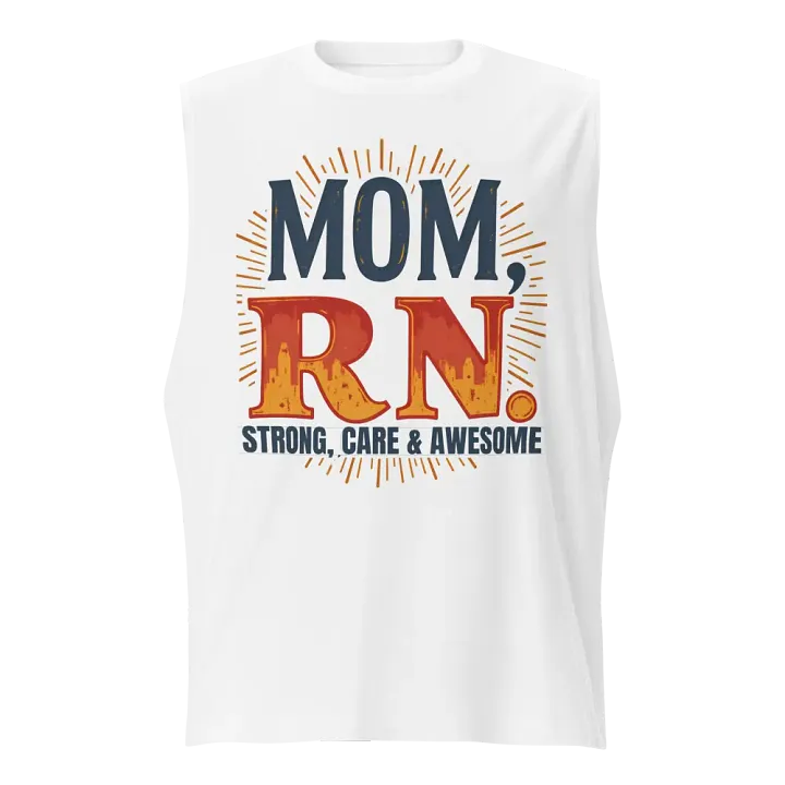 Radiant Mom RN Muscle Tank product image (1)