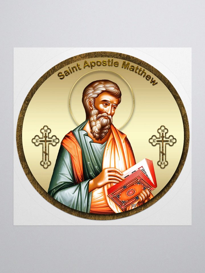 Saint Apostle Matthew Kiss Cut Stickers product image (3)