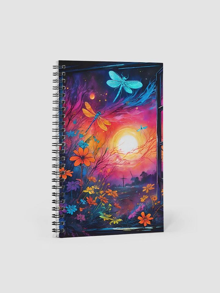 Enchanted Garden Sunrise Spiral Notebook product image (1)