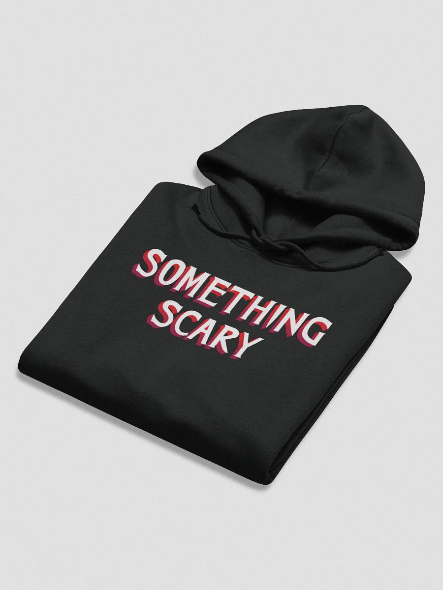 Something Scary Hoodie: Black on Black ECO product image (5)