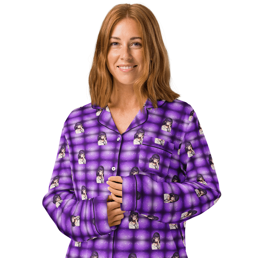 (Purple WAIFU) K Women's Long Sleeve Pajama Top product image (3)