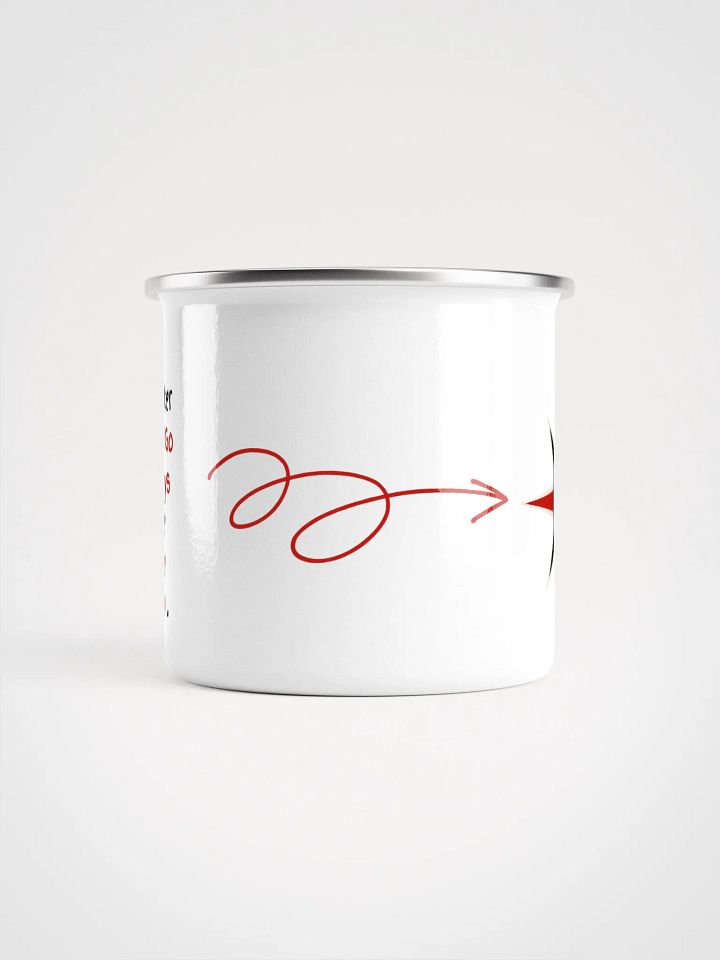 No Matter Where I Go I Always Come Home To You Enamel Camp Mug product image (2)
