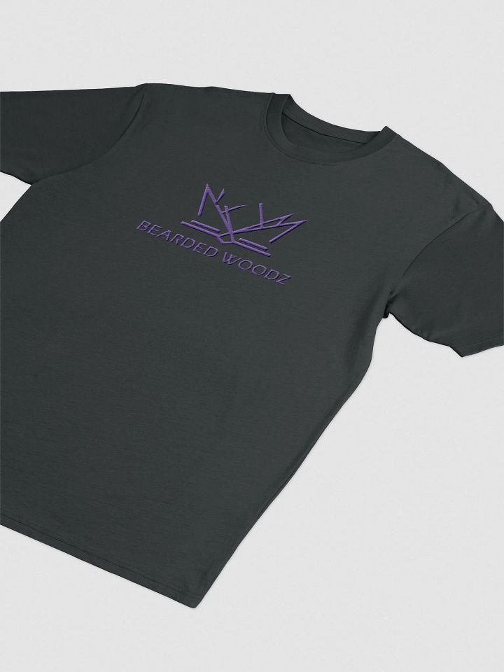 Men's Bearded Woodz T-Shirt (Purple Embroidery) product image (5)