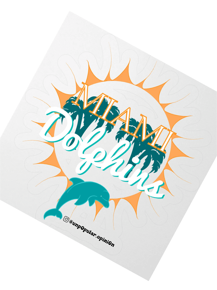 MIAMI DOLPHINS STICKER product image (6)