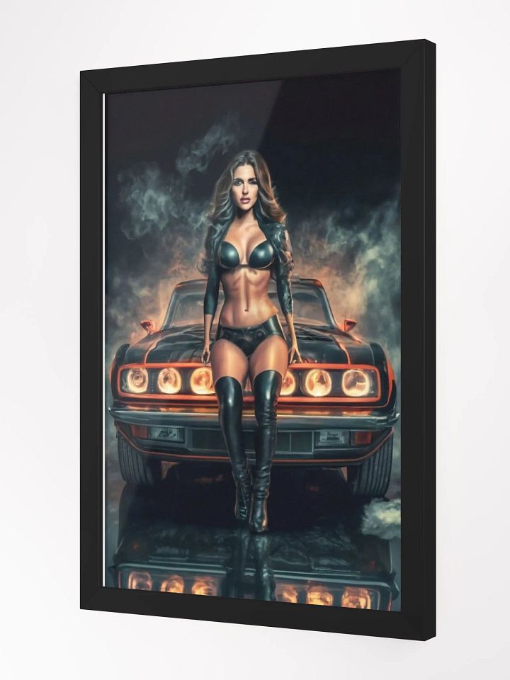 Sultry Nights: Femme Fatale in Leather, Muscle Car Delight product image (2)