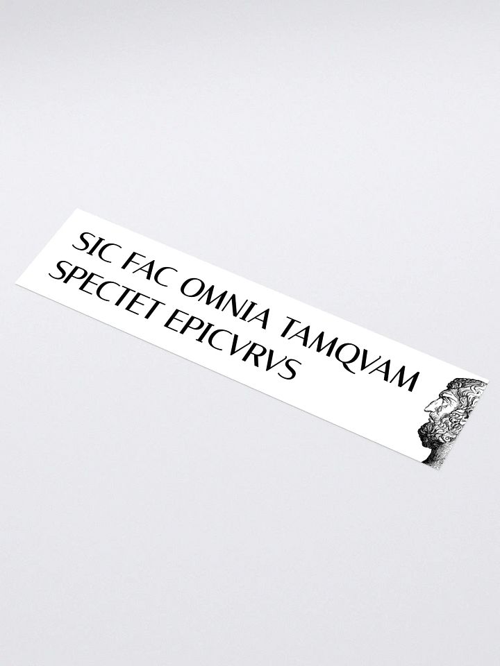 Epicurean Oath (Sticker) product image (1)