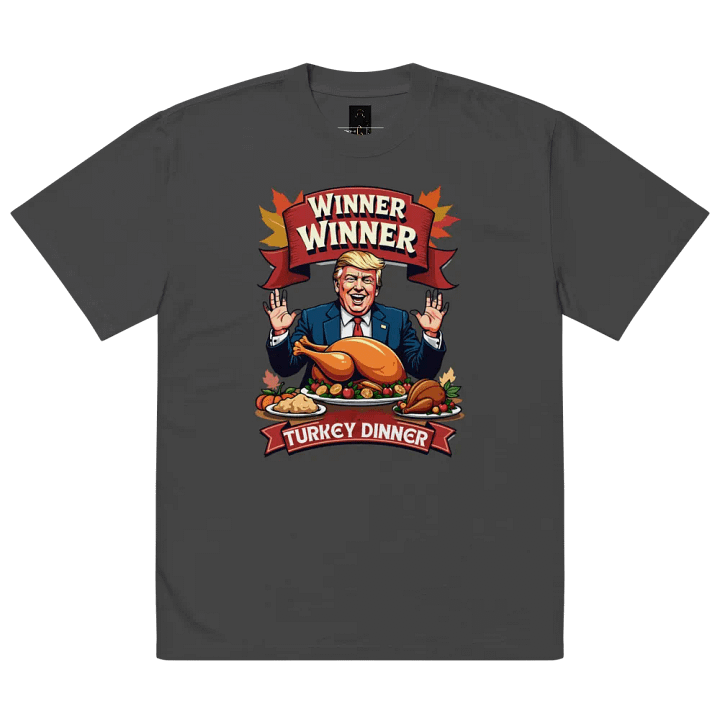 Winner Winner Turkey Dinner Oversized T-Shirt product image (5)