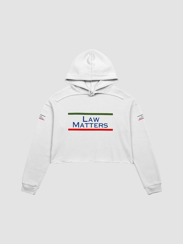 Bella+Canvas Fleece Crop Hoodie product image (1)