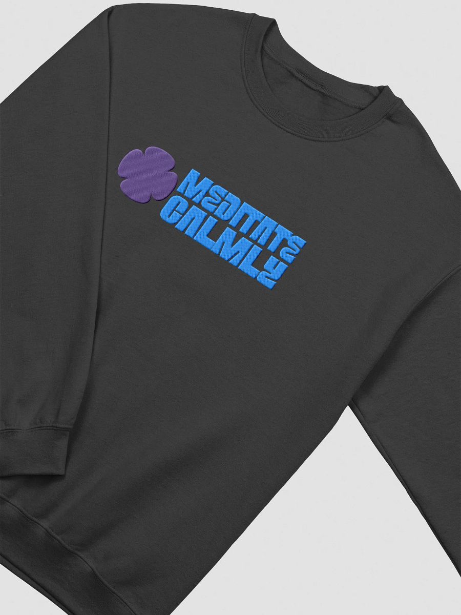 Meditate Calmly Logo Crewneck Sweatshirt product image (23)