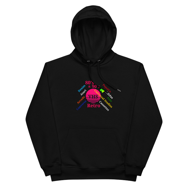 Retro Nostalgia VHS Circle Premium Hoodie product image (2)
