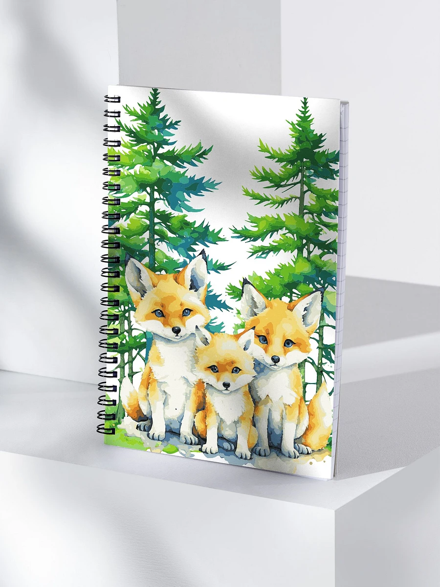 Fox Family Spiral Notebook / Journal / Planner product image (4)