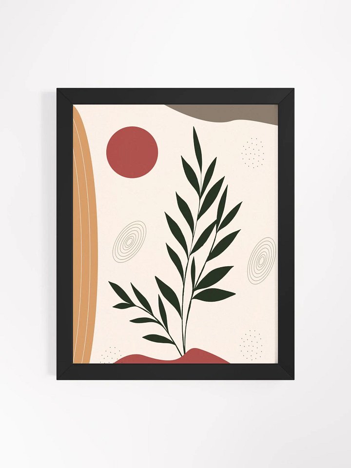 Eco-Friendly Matte Poster in Ayous Wood Frame product image (13)