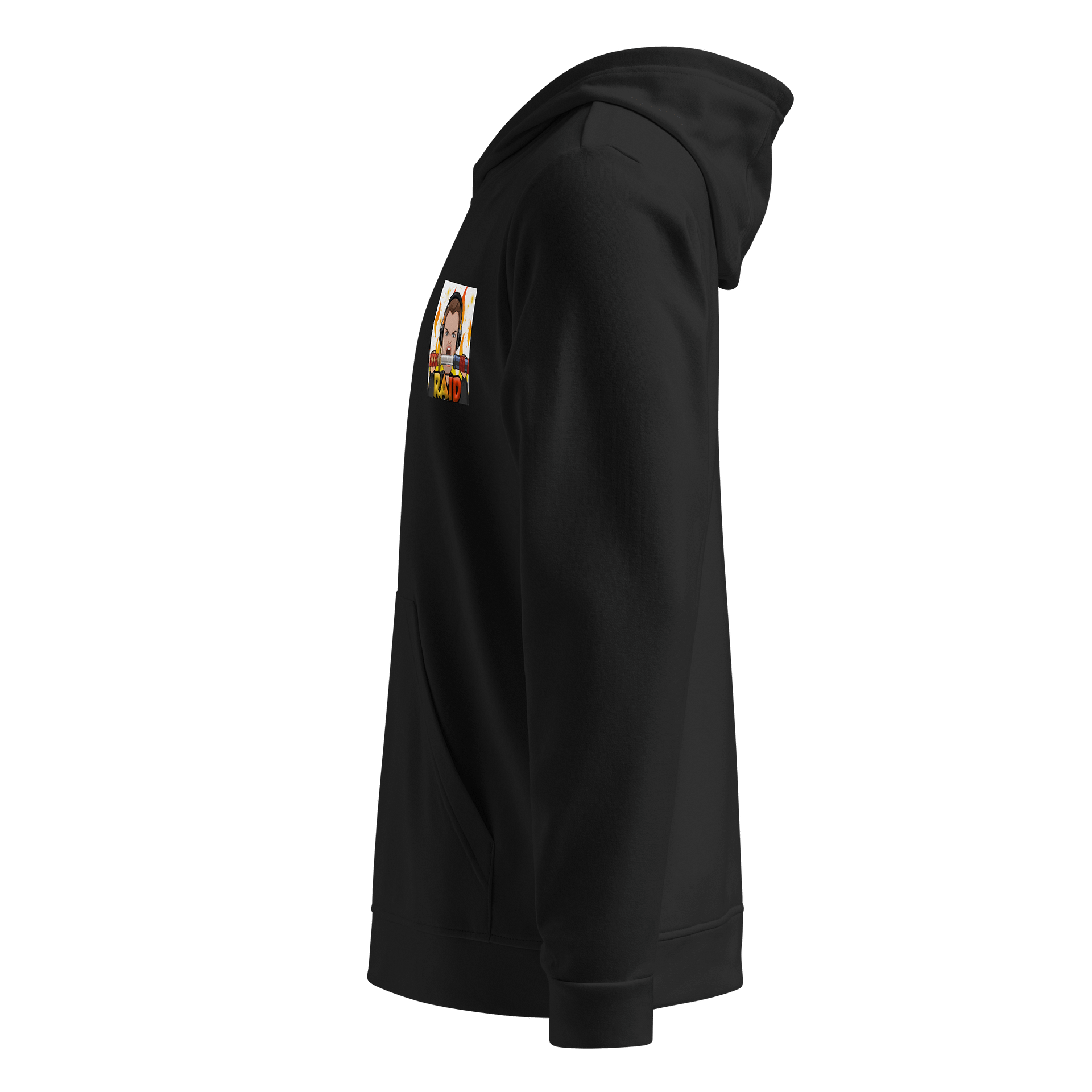 Flaming Sword Warrior Adidas Hoodie product image (2)