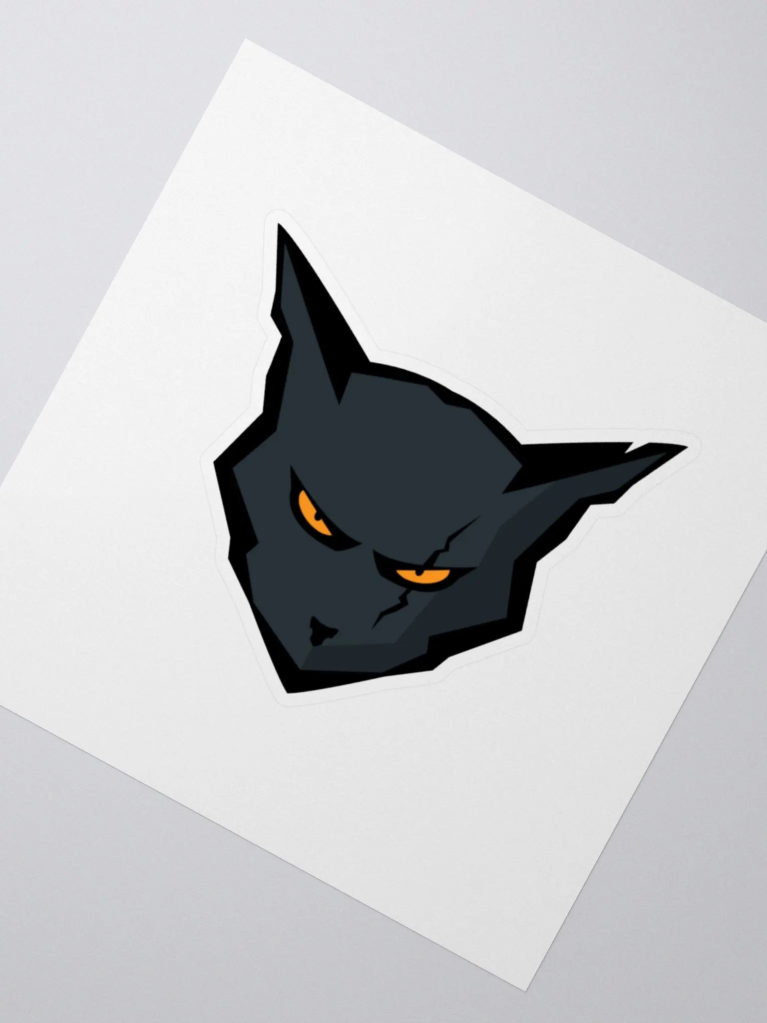Couch Cat Logo Sticker 3x3 product image (2)