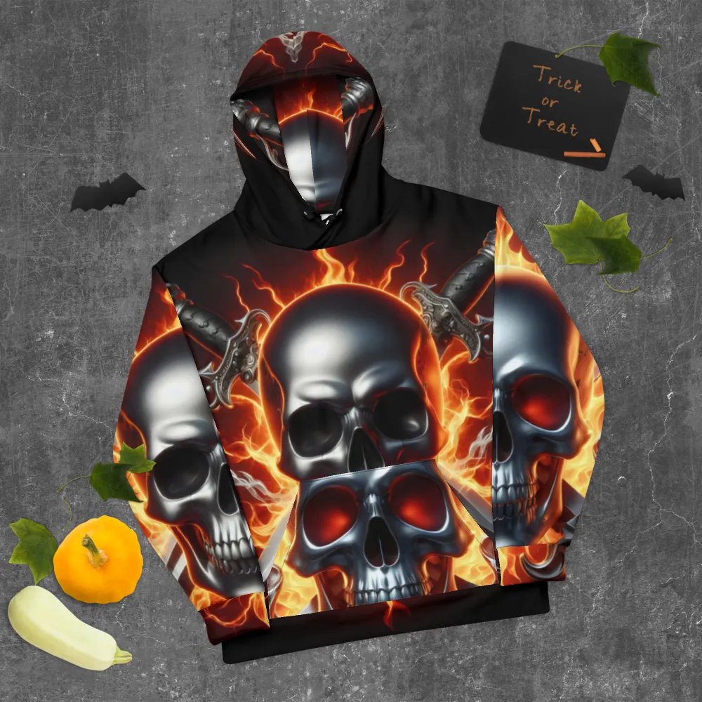 Reclaimed Fury - Unisex Skull Hoodie #26 product image (9)