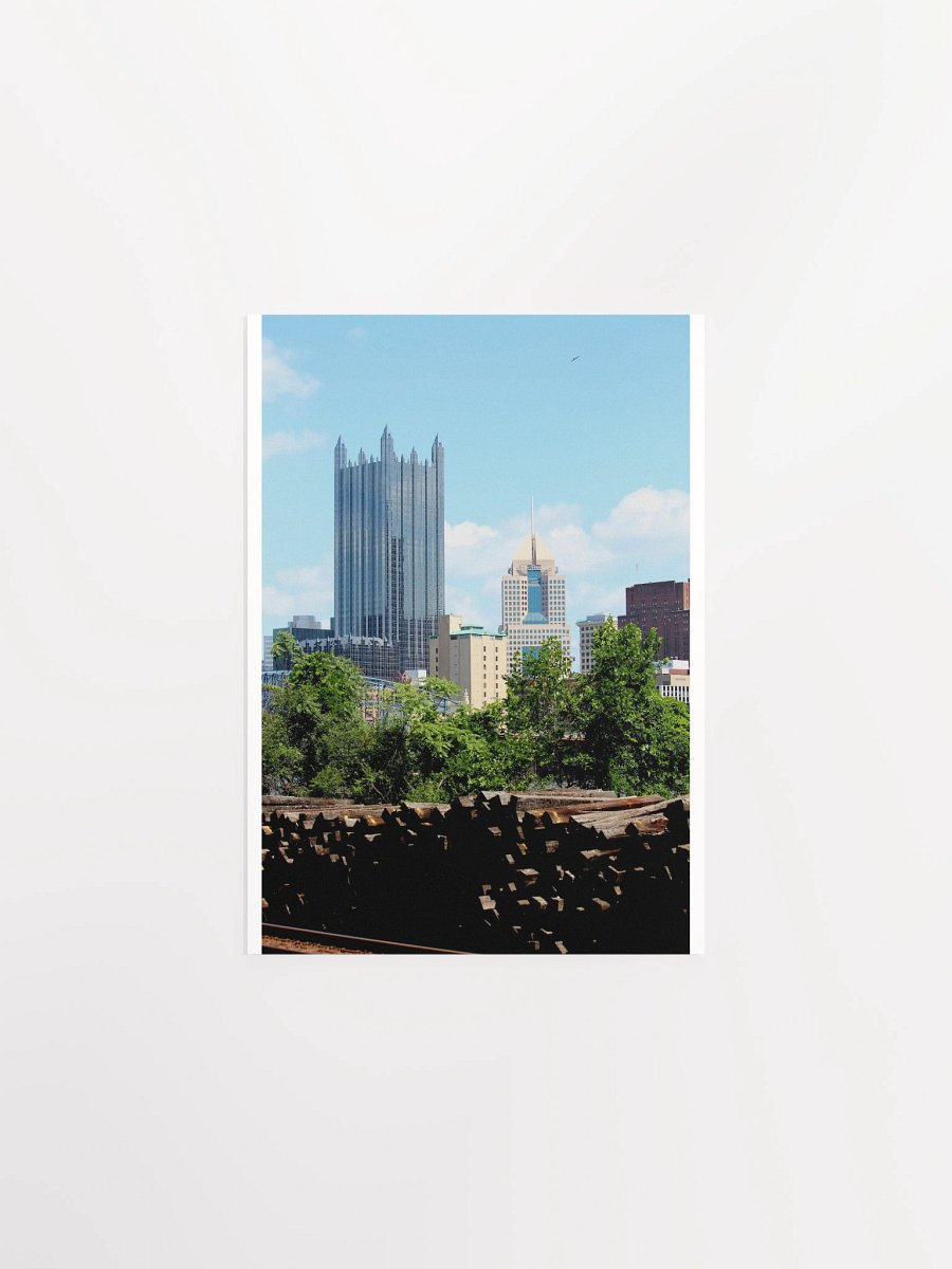Pittsburgh - PPG Place, Highmark Building, and Lumber pile - print/poster product image (1)