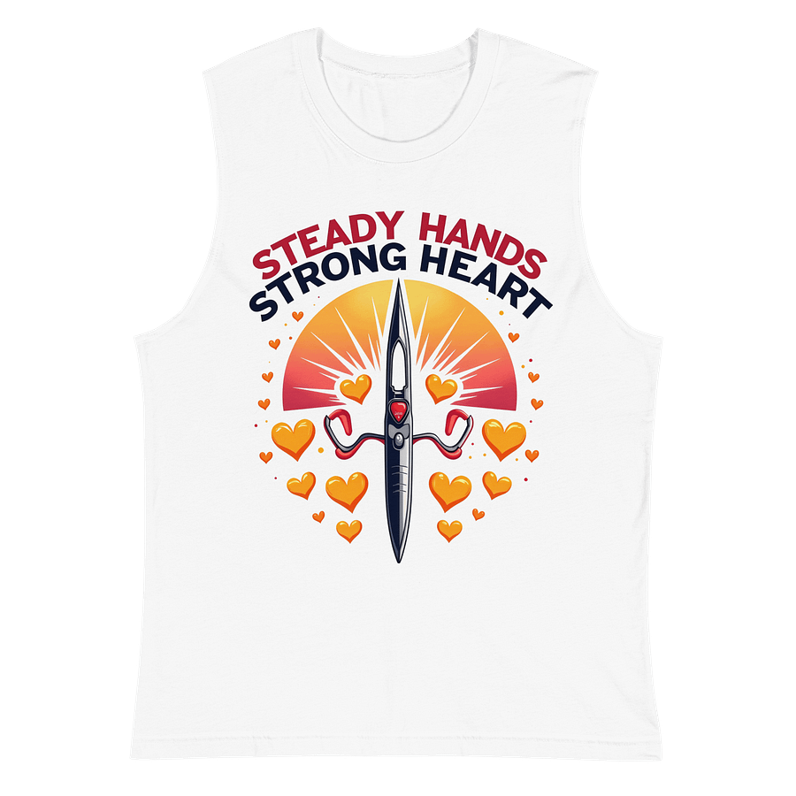 Steady Hands, Strong Heart Muscle Tank product image (2)