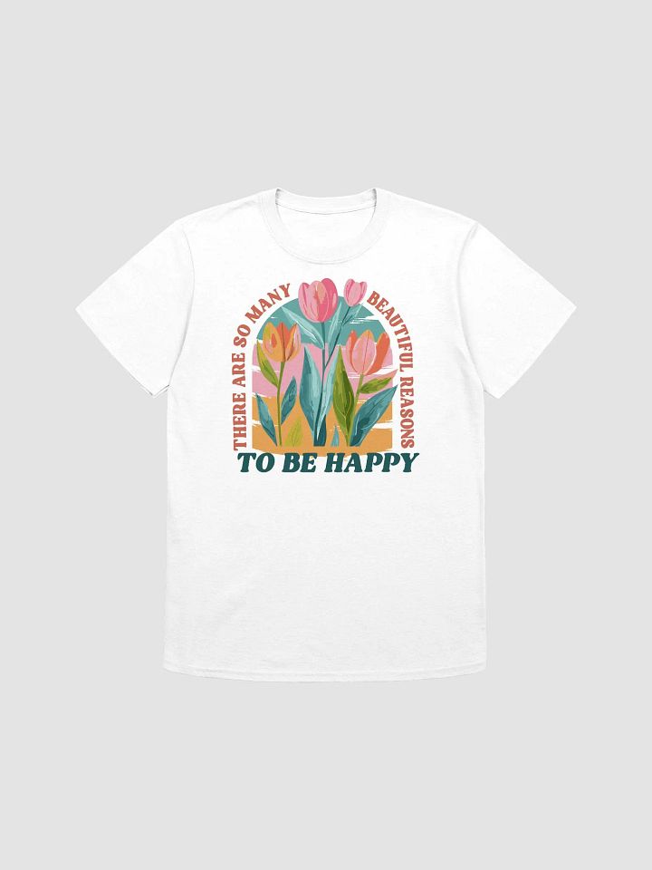Happy Tulips Unisex T-Shirt product image (1)