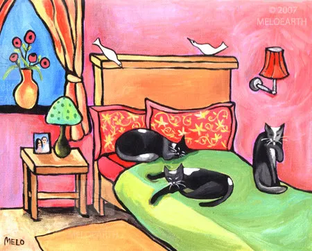 PRINT Tuxedo Cats product image (1)