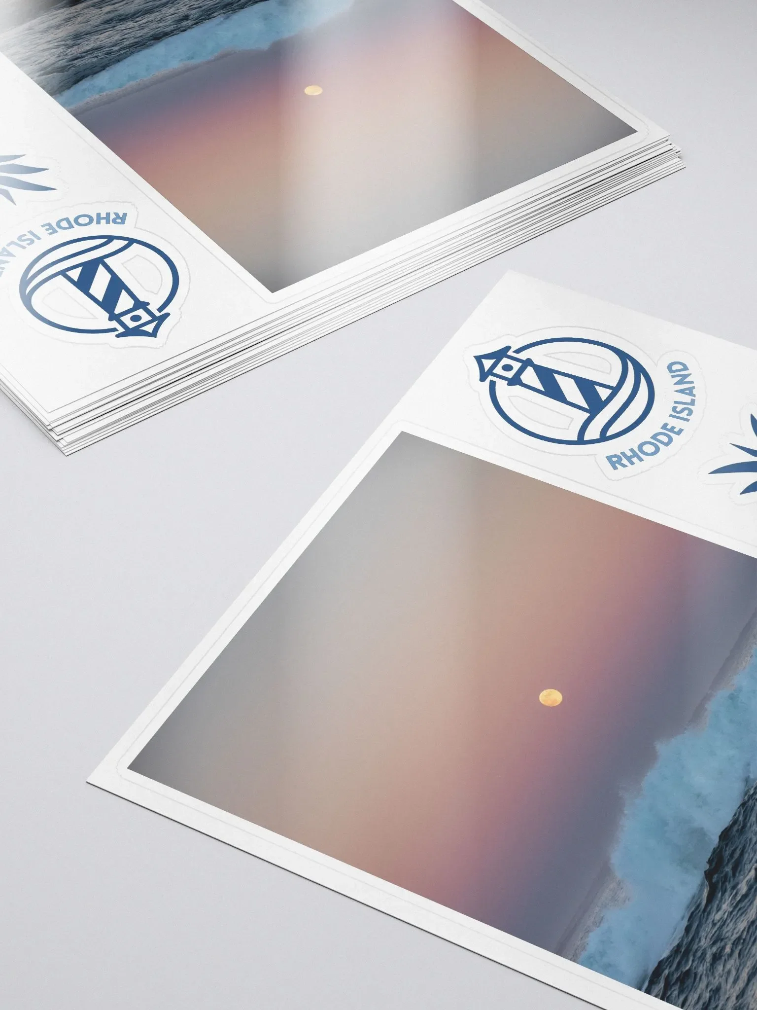 Moon Over the Cliff Walk Sticker Pack product image (5)