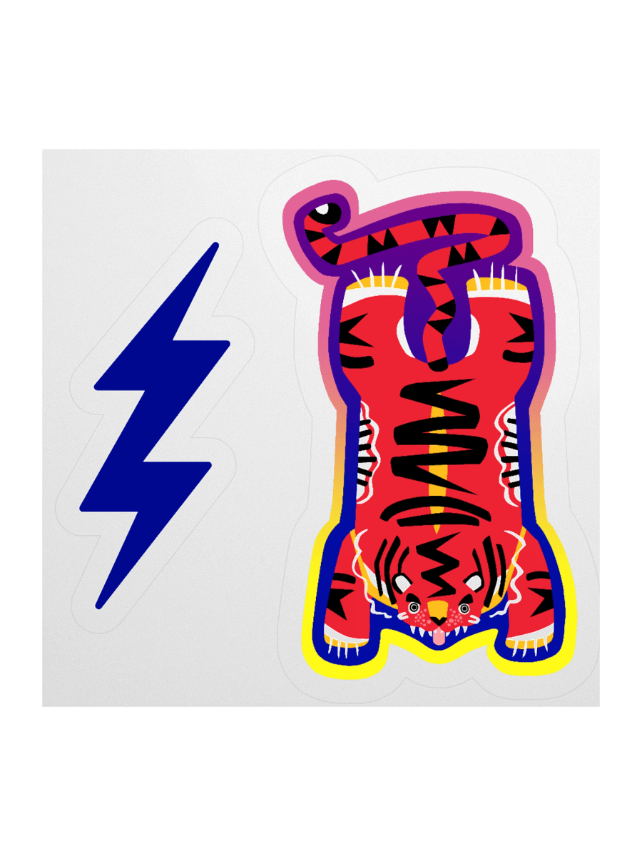 Red Electric Tiger - Sticker product image (2)