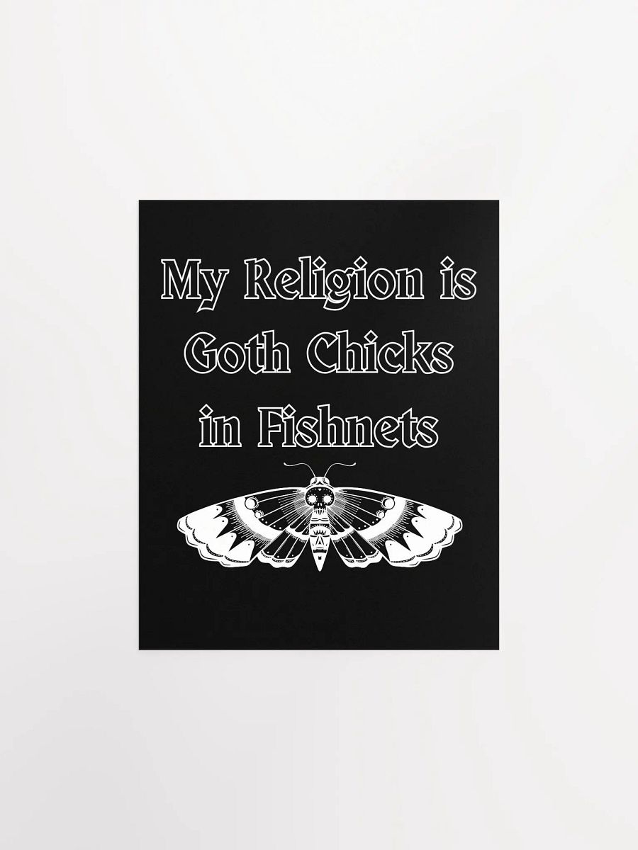 my religion is goth chicks print product image (7)